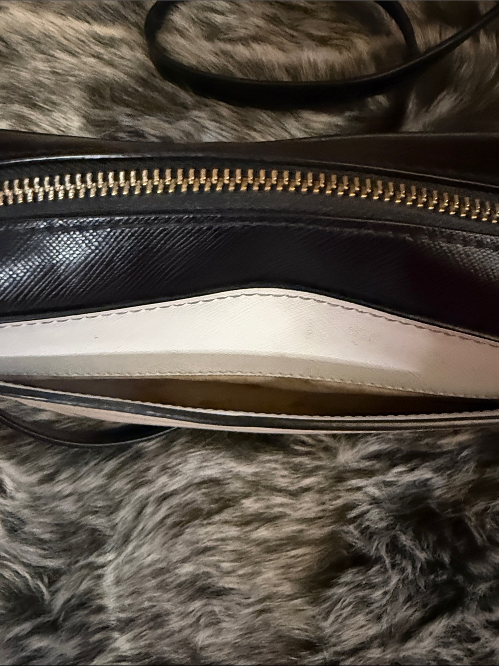 kate spade Three-Tone Black, cream, beige Crossbody Bag so classy and elegant - Picture 6 of 9